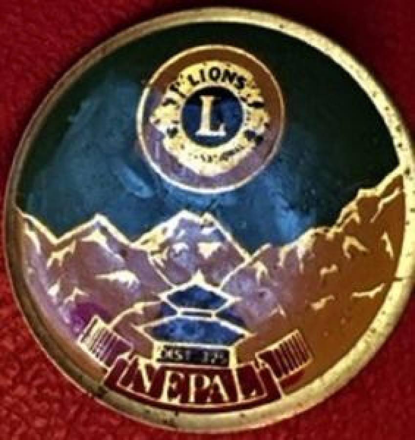 LİONS CLUP YAKA ROZET ORJİNAL METAL MİNE ROZET LIONS NEPAL 