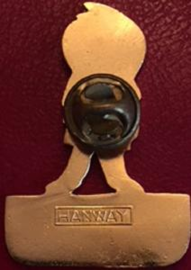 LİONS CLUP YAKA ROZET ORJİNAL METAL MİNE TAŞLI ROZET ROZET 75th LIONS CLUBS INTL CONVENTION HONGKONG 8 MACAU 