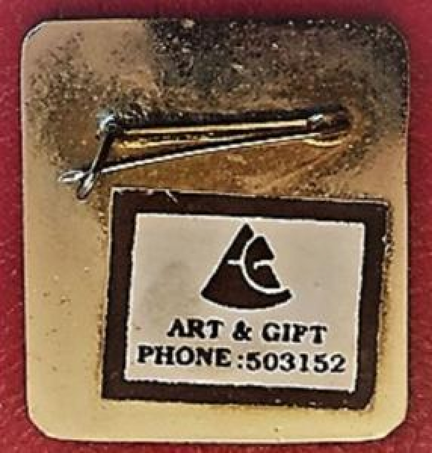 LİONS CLUP YAKA ROZET ORJİNAL METAL MİNE TAŞLI ROZET ROZET MISSION FOR VISION DISTRICT GOVERNOR 1991-92 DIST 315A RANGLADESH 