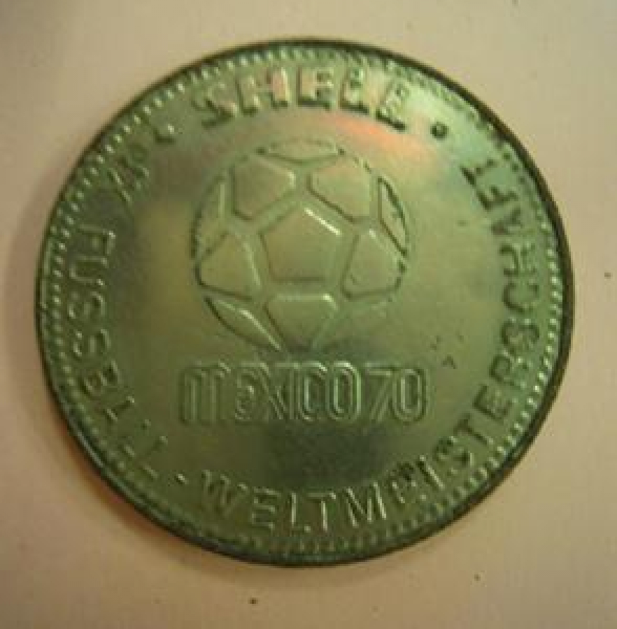 BERND PATZKE SHELL IX FUSSBALL WELTMEISTERSCHAFT MEKSİKO 70 HATIRA PARA 