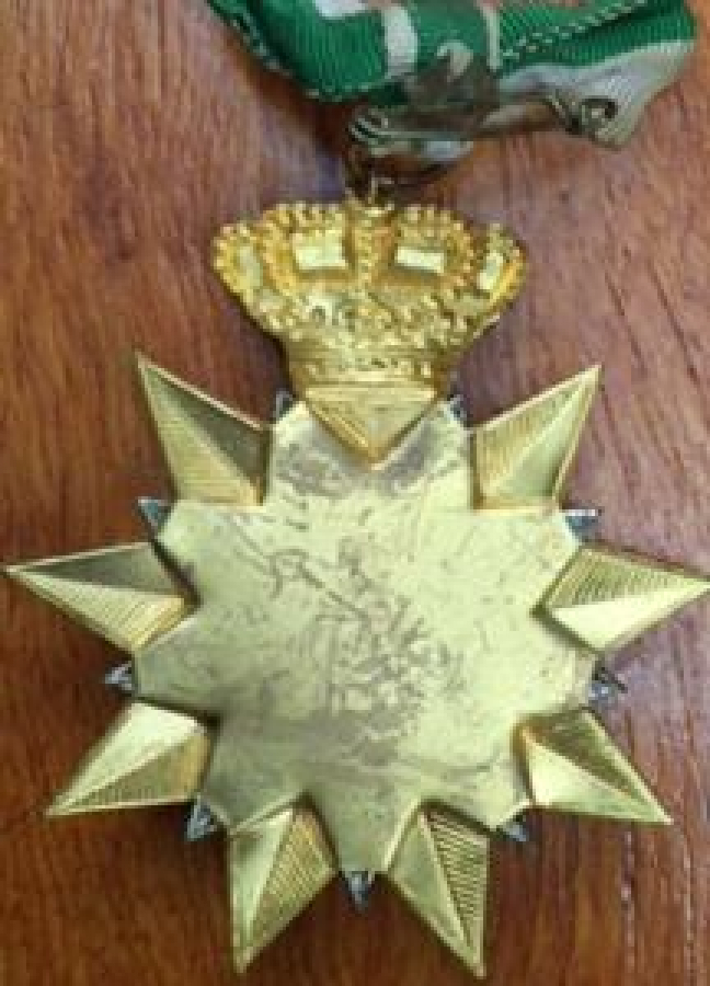 KÖNIG 1962 METAL ÇİFT YILDIZ KAPLAMALI MADALYA 