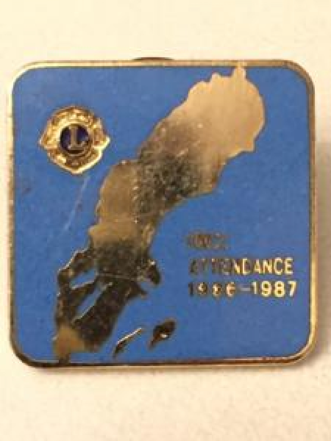 LİONS CLUP YAKA ROZET METAL ORJİNAL