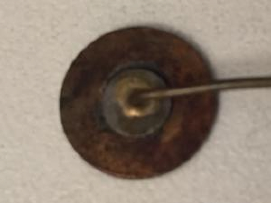 ÜZERİ MİNE İŞÇİLİKLİ AY YILDIZLI MÜDAFA İ MİLLİ CEMİYETİ TARAFINDAN YAPTIRILMIŞ VE DAĞITILMIŞ NADİR AY YILDIZLI ROZET