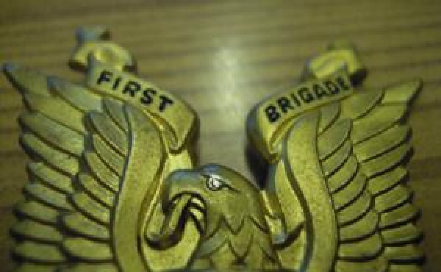 1776 - 1976 BİCENTENNİAL GOLDEN EAGLE PİN FİRST BRİGADE 