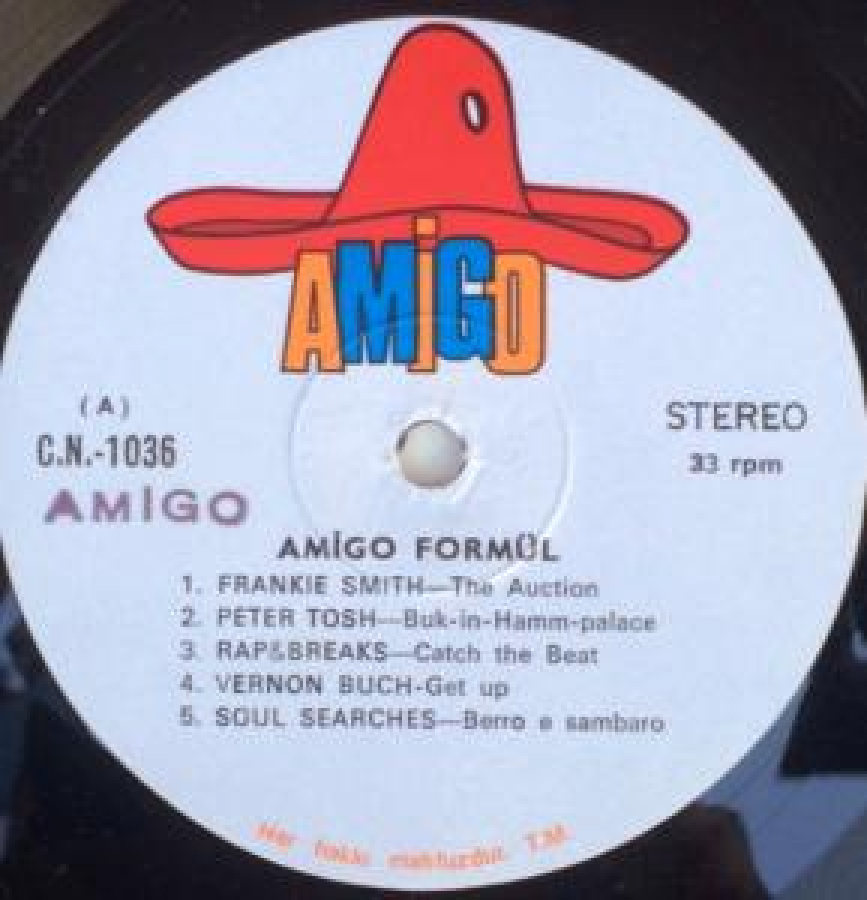 AMİGO FORMÜL 33 LP UZUN ÇALAR PLAK ORJİNAL KABINDA 