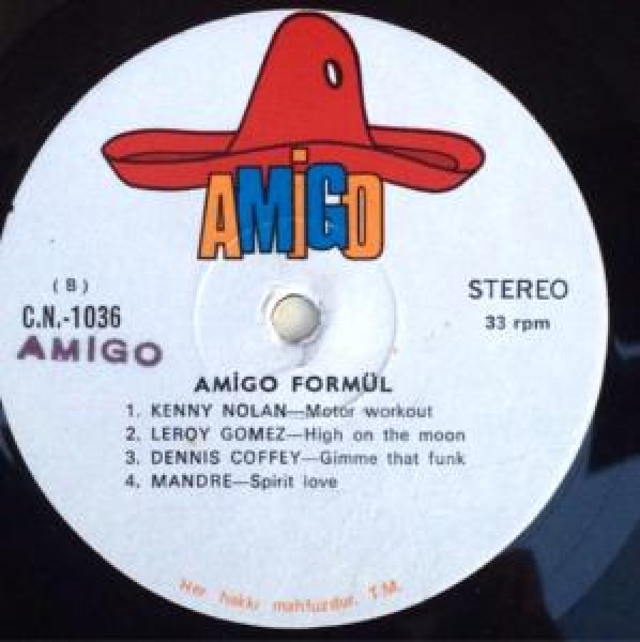 AMİGO FORMÜL 33 LP UZUN ÇALAR PLAK ORJİNAL KABINDA 
