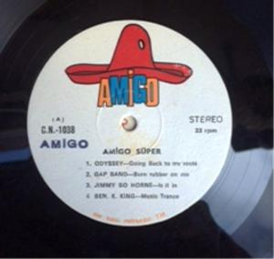 AMİGO SÜPER ALBÜM LP UZUN ÇALAR PLAK ORJİNAL KABINDA