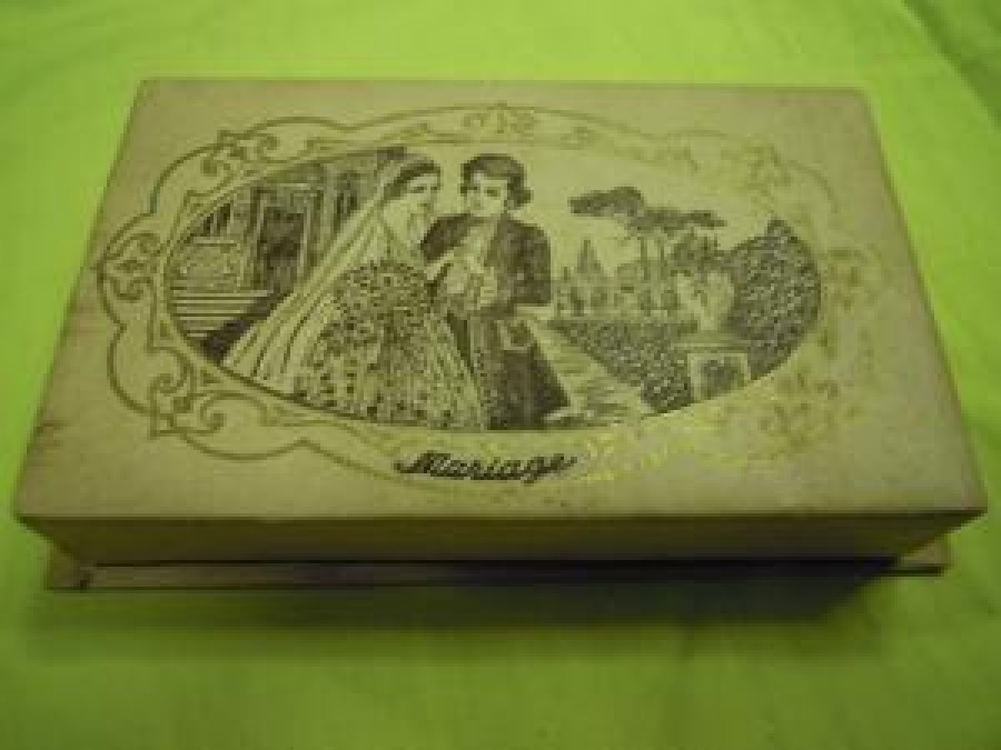 DÜĞÜN TAVETİYE VE ŞEKER KUTUSU MAZİAGE KARTON BASKILI KUTU 