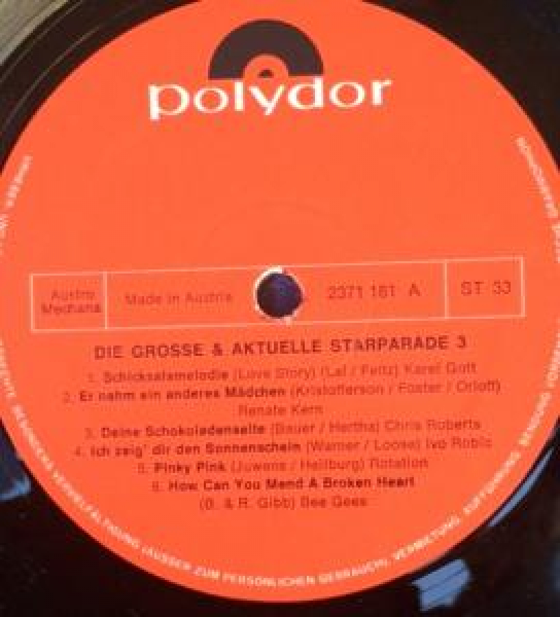 STARPARADE 71/3 UZUN CALAR 33 DEVİR LP PLAK ORJİNAL KABINDA ORJİNAL BASKIDIR 