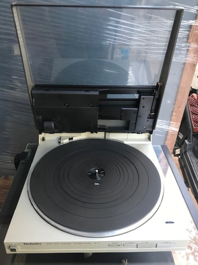 Technics sl-5 Direct-Drive Fully-Automatic Turntable otomatik 33 45 devir Pikap Ellenmemiş her şeyi ile orjınal sorunsuz pikap
