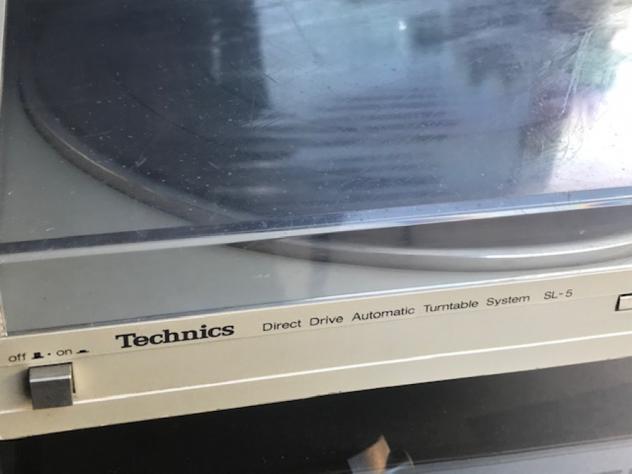 Technics sl-5 Direct-Drive Fully-Automatic Turntable otomatik 33 45 devir Pikap Ellenmemiş her şeyi ile orjınal sorunsuz pikap