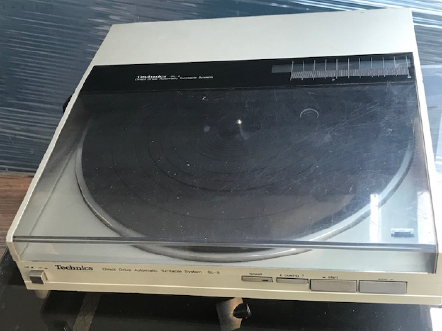 Technics sl-5 Direct-Drive Fully-Automatic Turntable otomatik 33 45 devir Pikap Ellenmemiş her şeyi ile orjınal sorunsuz pikap