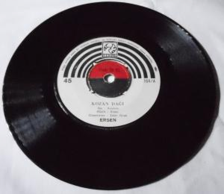 ERSEN A-KOZAN DAĞI B-KARA YAZI 45 LİK PLAK 