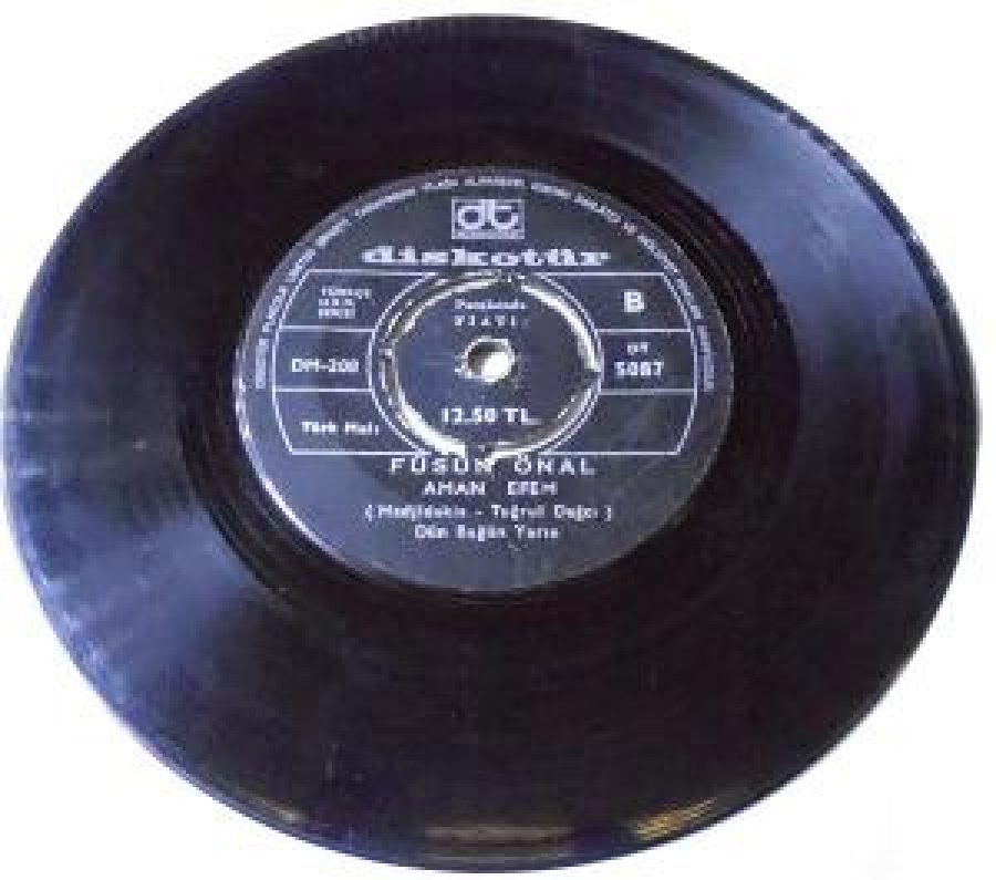 FÜSUN ÖNAL SENDEN BAŞKA AMAN EFEM 45 LİK PLAK