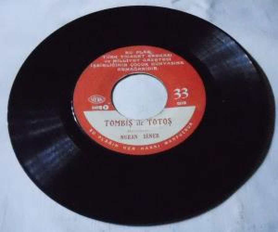 NURAN ŞENER A-TOMBİŞ İLE TOTOŞ B-KELOĞLAN İLE KRAL 45 LİK MASAL PLAK 