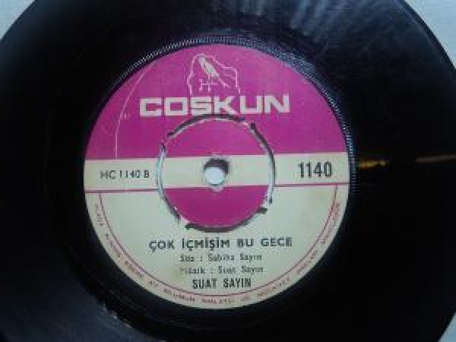 SEVGİ SUN EDALIM DERLEYEN : ABDULLAH N. BAYŞU 45'LİK YERLİ PLAK 