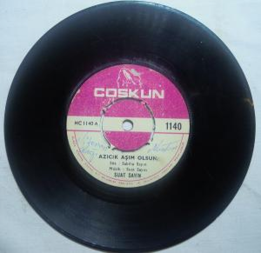 SEVGİ SUN EDALIM DERLEYEN : ABDULLAH N. BAYŞU 45'LİK YERLİ PLAK 