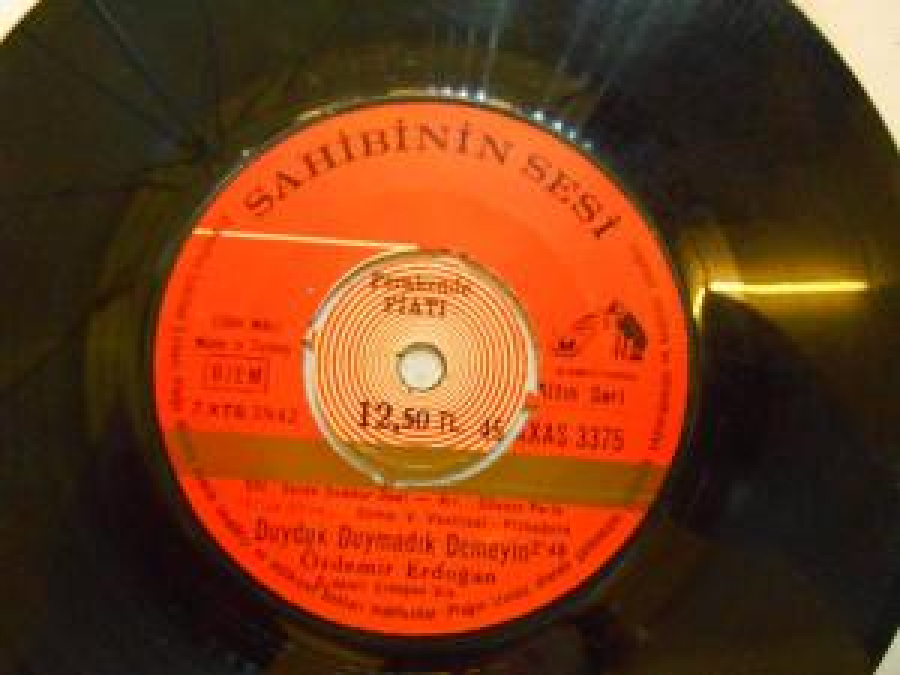 DUYDUK DUYMADIK DEMEYİN ,UZAKLAŞMA BENDEN ÖYLE - ÖZ'DEMİR ERDOĞAN 45 LİK YERLİ PLAK