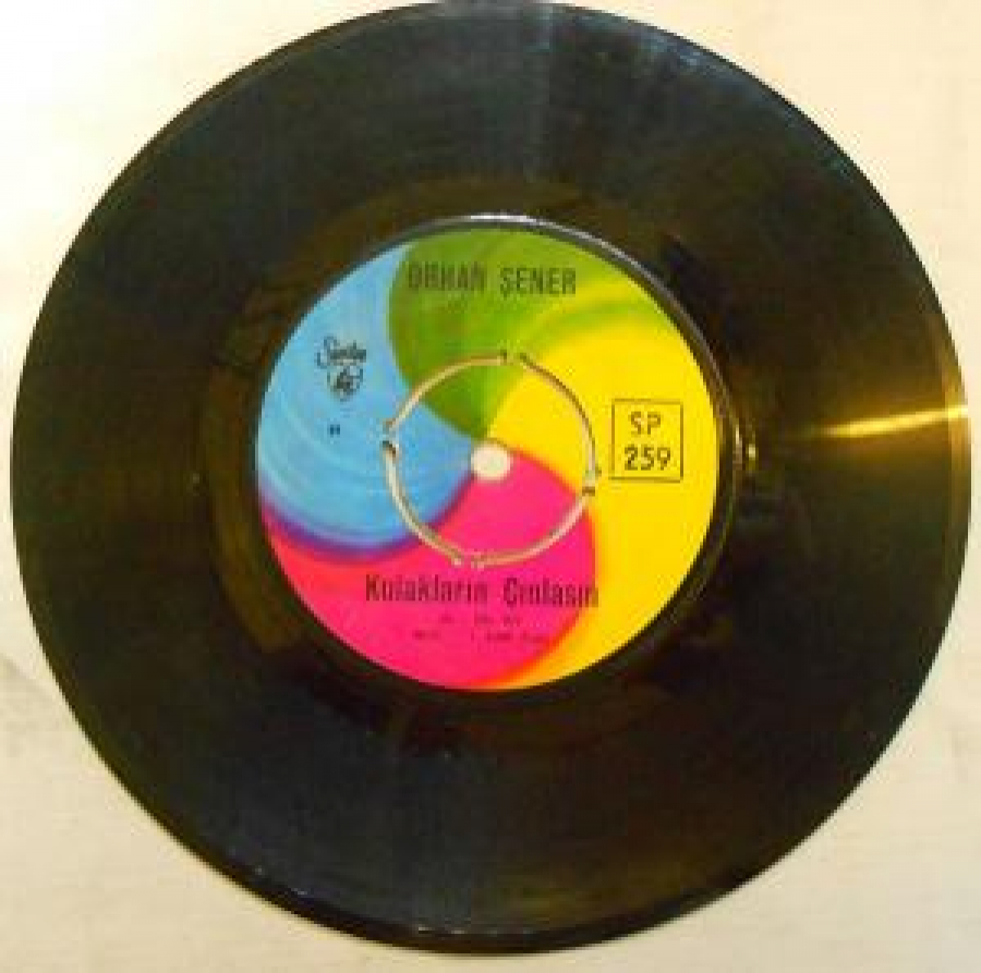 KULAKLARIN ÇINLASIN, NE BİRLEŞTİK NE AYRILDIK ORHAN ŞENER 45 LİK YERLİ PLAK 