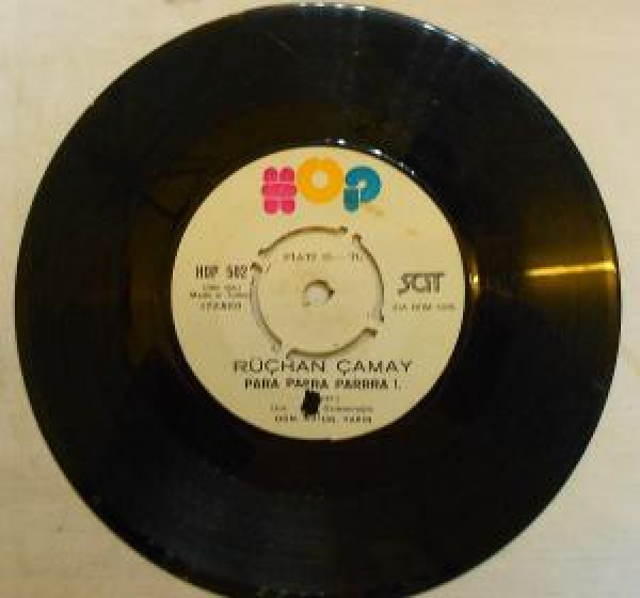 RÜÇHAN ÇAMAY -PARA PARA PARAAAA - ÇOCUKLUĞUM ( A. ÖZDEMİROĞLU, ŞANAR ) DÜZ. ATTİLA ÖZDEMİROĞLU DÜN. BUĞÜN, YARIN 45 LİK YERLİ PLAK 