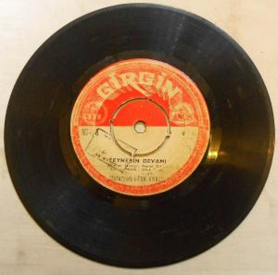 ZEYNEBİN DEVAMI MALATYALI UFUK ERBAŞ. SEVDA NE ZOR 45 LİK YERLİ PLAK 