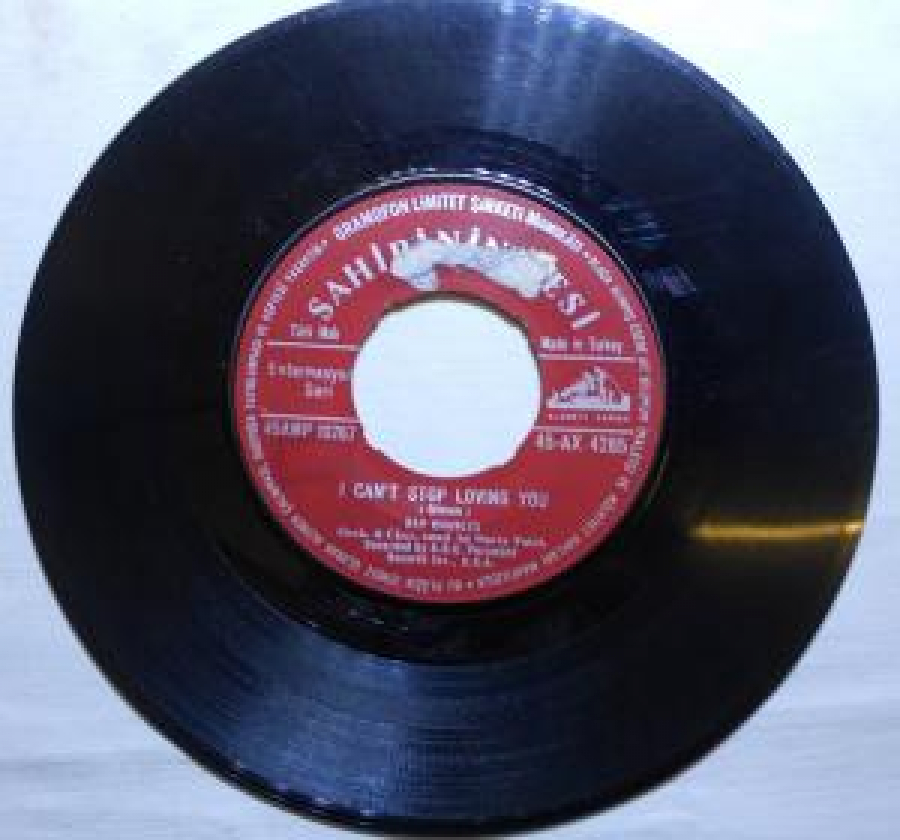 BORN TO LOSE (brown) RAY CHARLES oreh. & chor. chor. by marty paich recorded by A.B.C. paramount records ınc.U.S.A. 45'LİK YABANCI PLAK 