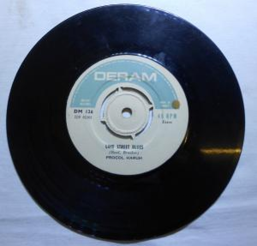 DERAM LIME STREET BLUES ( REED , BROOKER ) . PROCOL HARUM , A WHITER SHADE OF PALE PROCOL HARAM 45'LİK YABANCI PLAK 