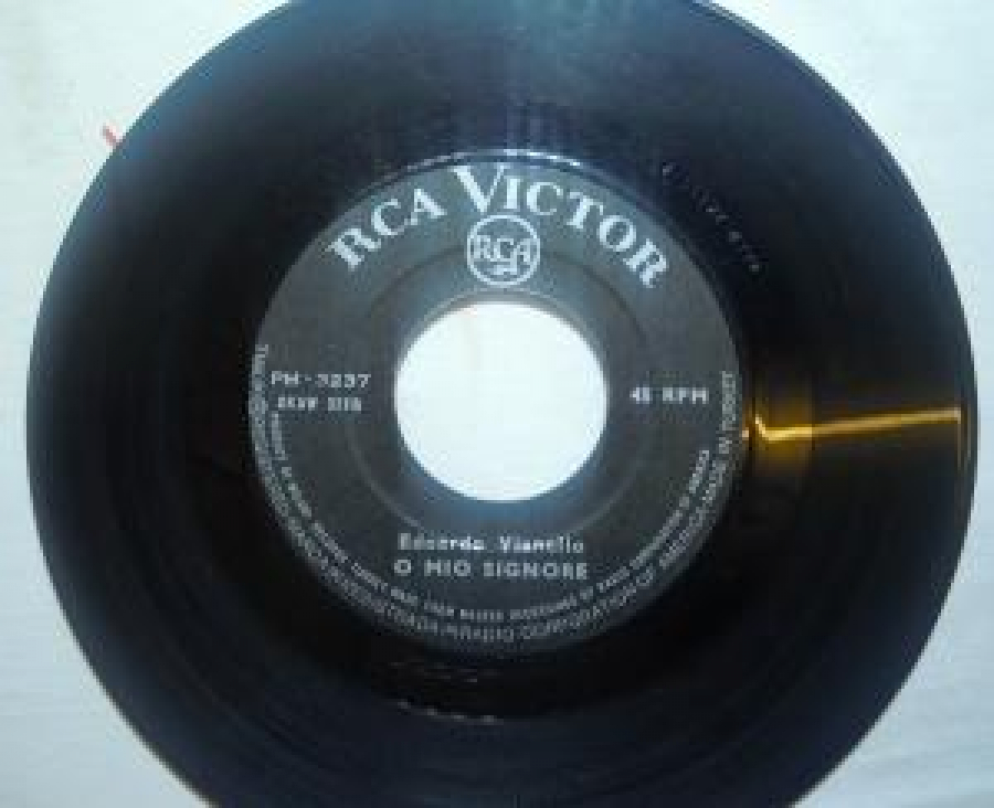 EDOARDO VİANELLO O MIO SIGNORE , NON ESISTE PIU' NIENTE 45 LİK YABANCI PLAK 