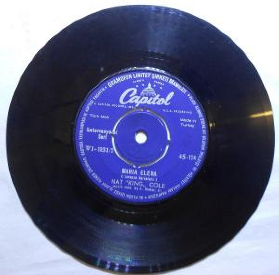 GAPITAL ENTERNASYONAL SERİ W1- 1031/2 MARIA ELENA (lorenzo barcelata) NAT 45 LİK PLAK 