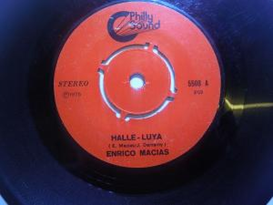 HALLE-LUYA (E.MACİAS /J. DEMARNY) ENRICO MACIAS . LA PREMIERE CORRIDA (E.MACİAS/J.PEİGNE ) ENRICO MACIAS YABANCI PLAK 