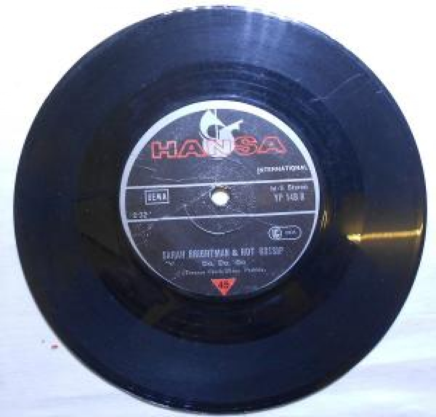 HANSA SARAH BRIGHTMAN HOT GOSSIP DO,DO,DO (TERANCE CLARK/ BRLAN PREBBLE) ILOST MY HEART TO A STARSHİP TROOPER 45'LİK YABANCI PLAK 