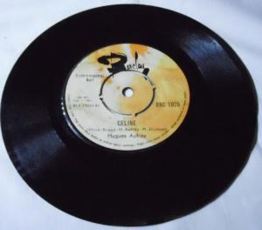 HUGUES AUFRAY A-CELINE B-LE BON DIEU SENERVAIT 45 LİK PLAK 