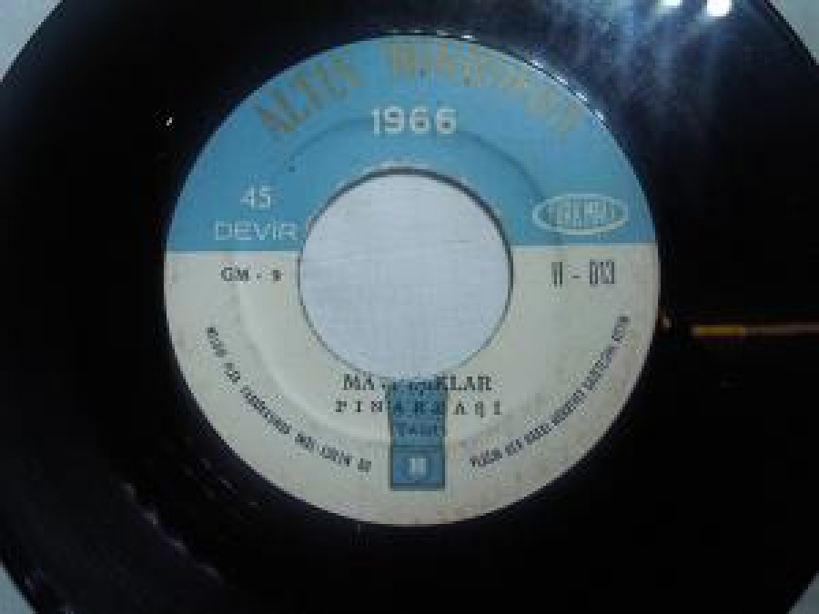 1966  ALTIN MİKROFON MAVİ IŞIKLAR  ÇAYIR ÇİMEN GEZE GEZE  PINAR BASI