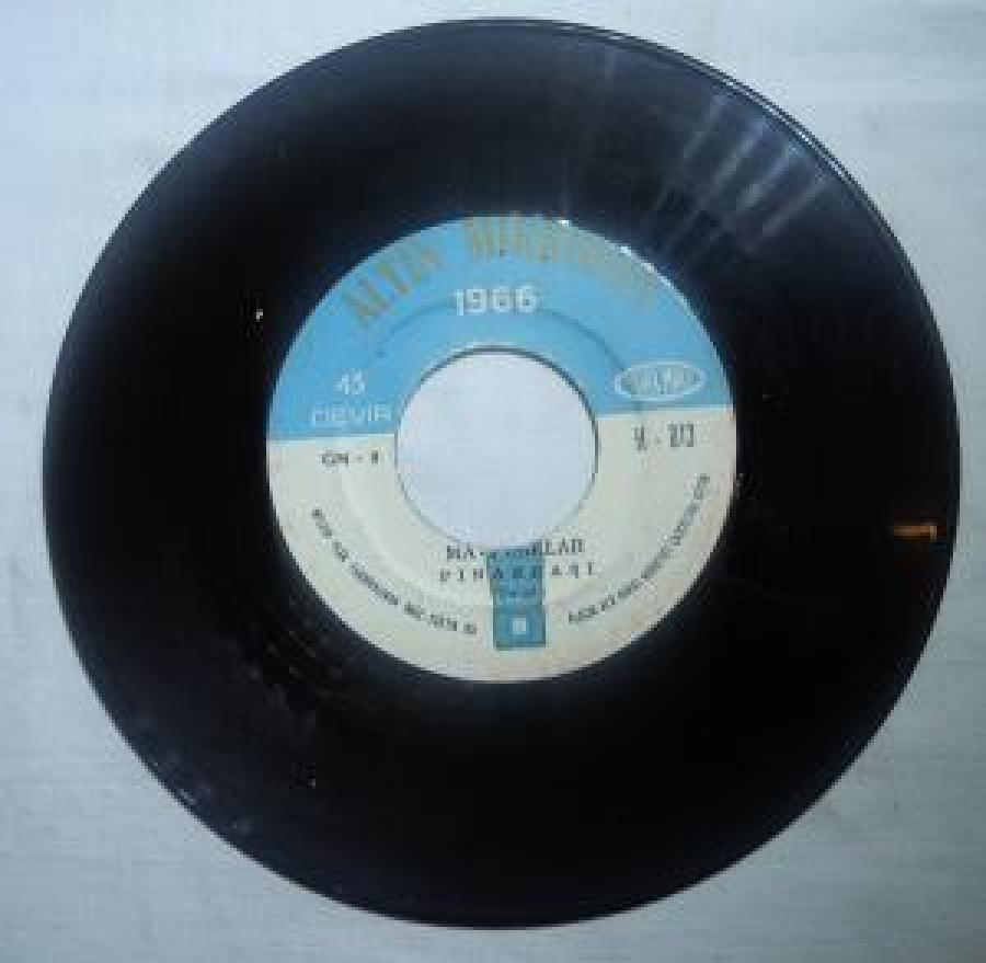 1966  ALTIN MİKROFON MAVİ IŞIKLAR  ÇAYIR ÇİMEN GEZE GEZE  PINAR BASI