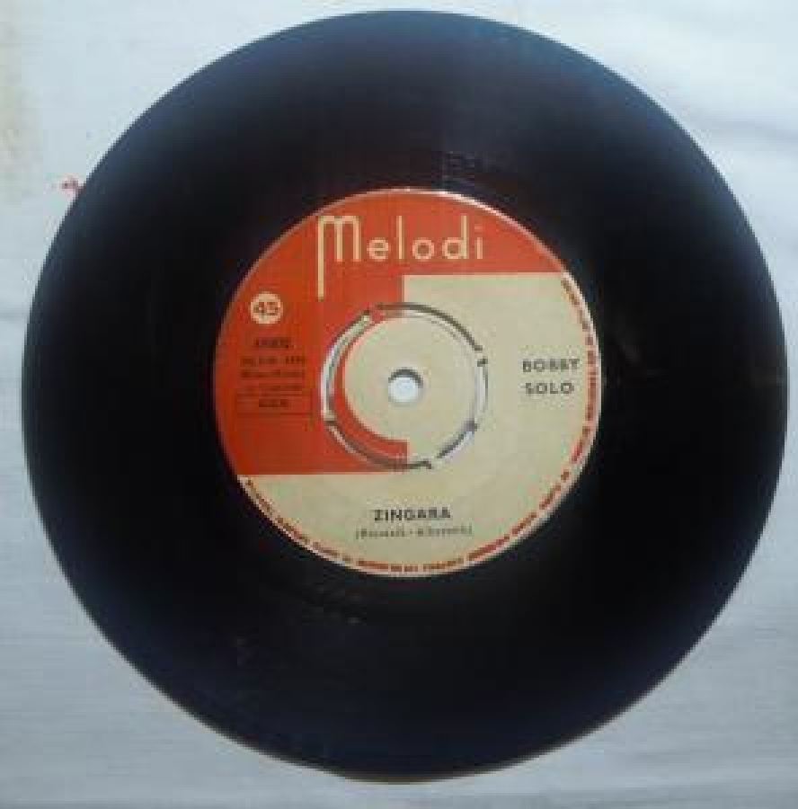 MELODİ PICCOLA RAGAZZA (SATTİ-SANJUST-GİGLİ), ZINGARA (RİCCARDİ-ALBERTELLİ) 45 LİK YABANCI PLAK 