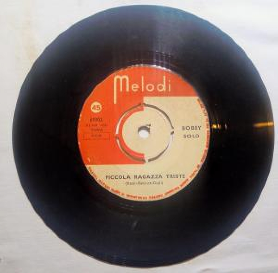 MELODİ PICCOLA RAGAZZA (SATTİ-SANJUST-GİGLİ), ZINGARA (RİCCARDİ-ALBERTELLİ) 45 LİK YABANCI PLAK 
