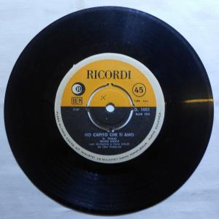 RICORDI HO CAPITO CHE TI AMO, LE COLLINE SONO IN FIORE 45'LİK YABANCI PLAK 