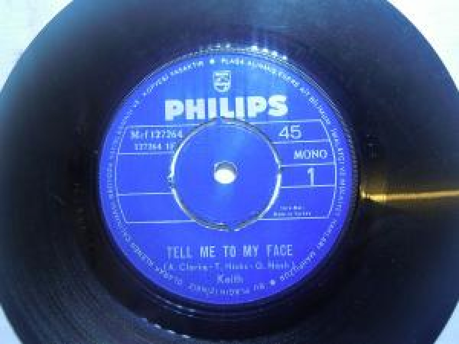 TELL ME TO MY FACE ( A. CLARKE - T. HİCKS- G. NASH ) KEİTH I CAN'T GO WRONG (J. ROSS- A.WANYE ) KEİTH YABANCI PLAK 