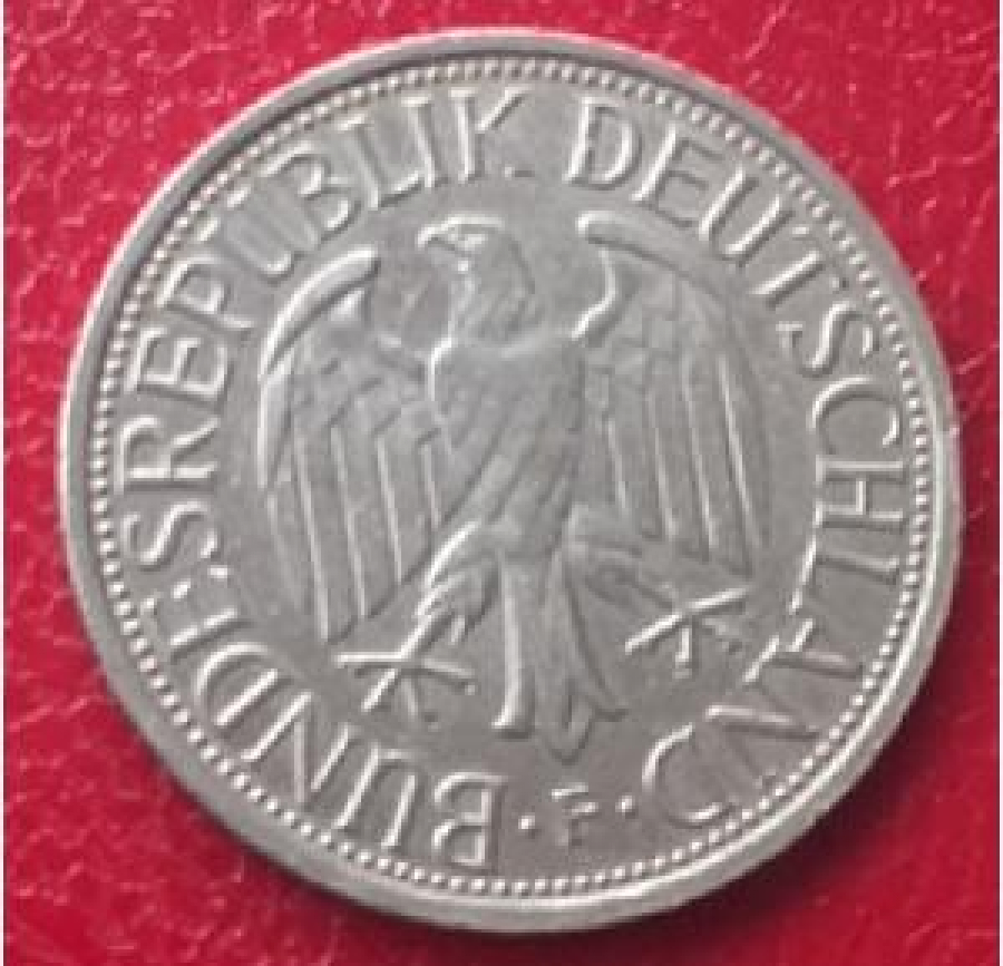 1 DEUTSCH MARK 1988 DEUTSCHLAND.F.BUNDESREPUBLIK METAL PARA 
