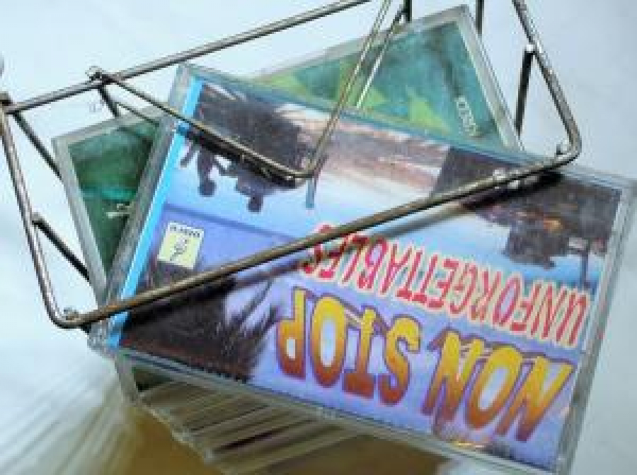 10 ADET KAPASİTELİ TEL KAFES SES KABINDA KASET MUHAFAZA KUTUSU 