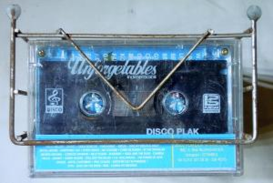 10 ADET KAPASİTELİ TEL KAFES SES KABINDA KASET MUHAFAZA KUTUSU 