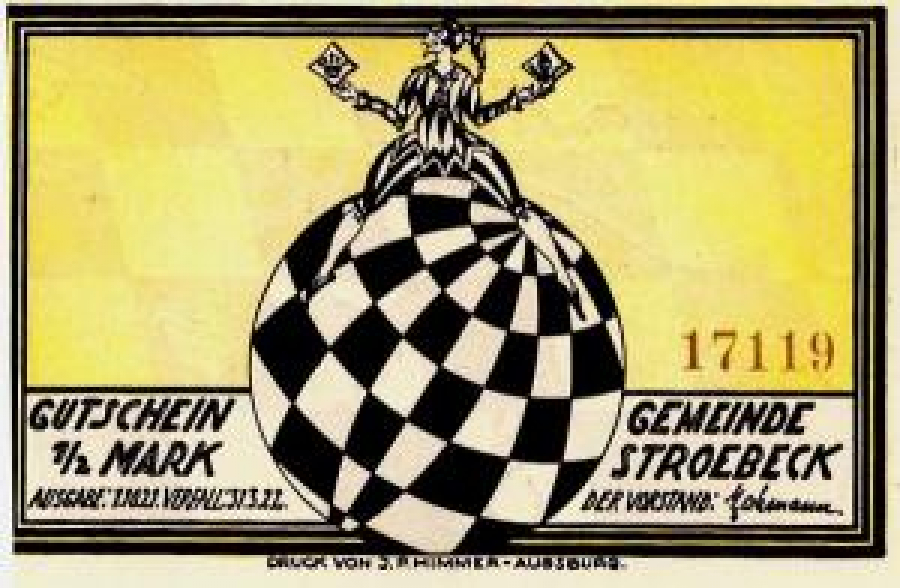 ALMAN NOTGELD KAĞIT PARA ALMANYA TÜRİNGEN KASABASI 25 PFENNİG 1.10.1921 