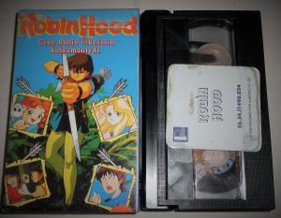  RAKSOTEK BETAMAKS ÇİZGİ FİLİM KASET ROBİN HOOD GENÇ ROBİN ÜLKESİNİN KAHRAMANIYDI. VİDEO KASET 