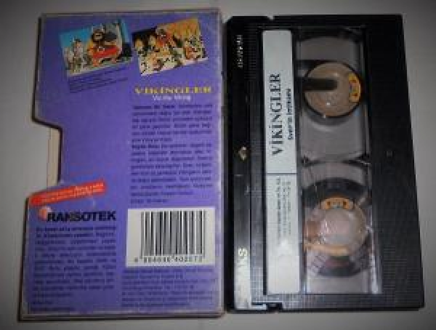  RAKSOTEK BETAMAKS KASET ÇİZGİ FİLİM VİKİNGLER UYKUSUZ BİR GECE KASET
