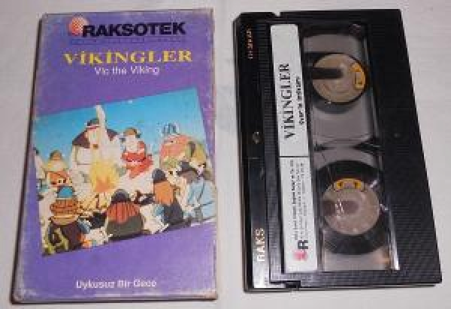  RAKSOTEK BETAMAKS KASET ÇİZGİ FİLİM VİKİNGLER UYKUSUZ BİR GECE KASET