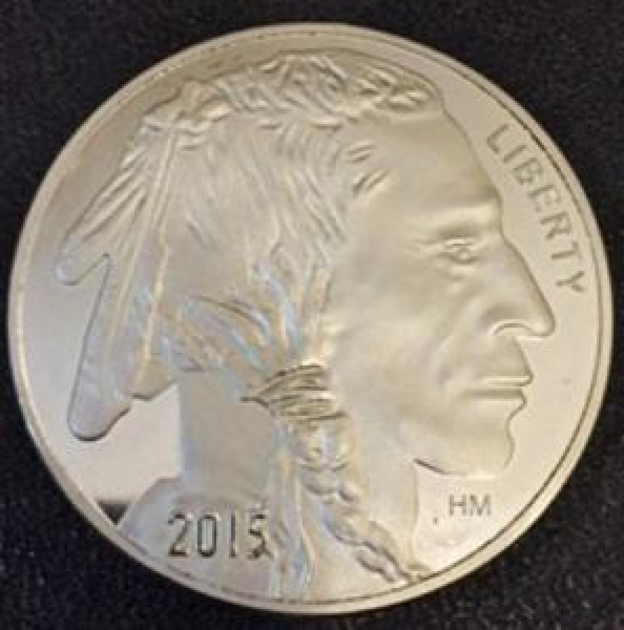 GÜMÜŞ AMERİKAN DOLAR METAL PARA