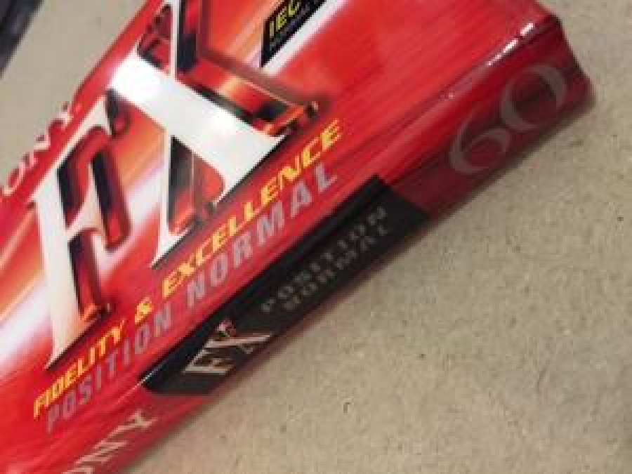 SONY FX 60 FIDELITY & EXCELLENCE POSİTİON NORMAL  60 LIK SES KAYIT BANTI ANBALAJINDA KULLANILMAMIŞ KASET 