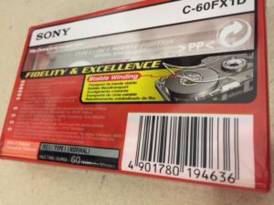 SONY FX 60 FIDELITY & EXCELLENCE POSİTİON NORMAL  60 LIK SES KAYIT BANTI ANBALAJINDA KULLANILMAMIŞ KASET 