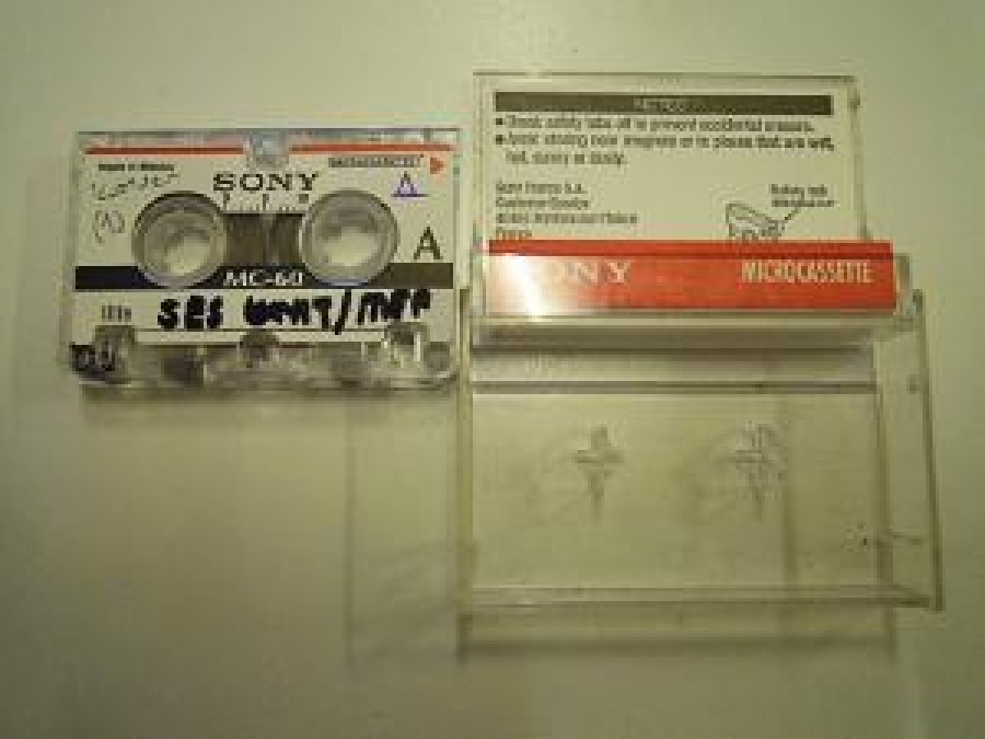 SONYO MİNİ KASET MICROCASSETTE MC - 60 KASET KULLANILMAMIŞ BOŞ  