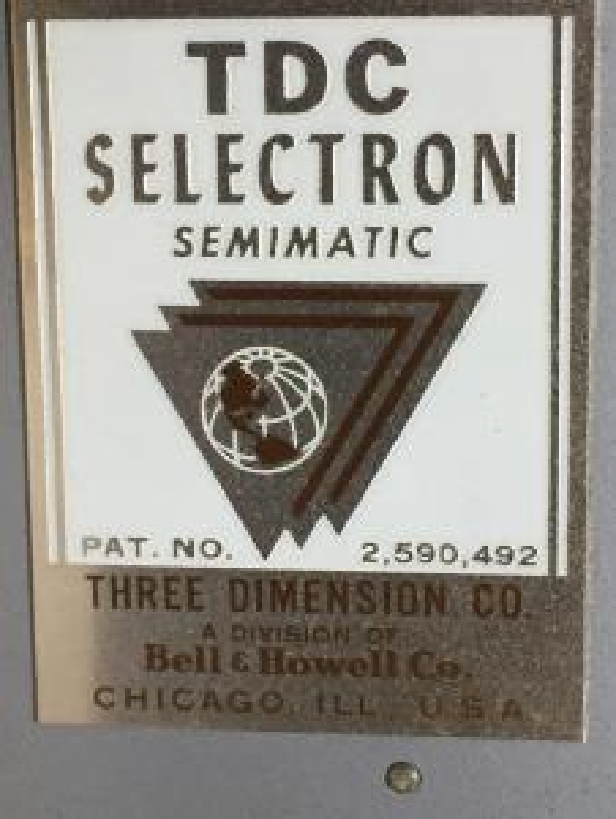 T D C -HEADLİNER 303 KUTULU ELEKTİRİKLİ MEKANİK CALIŞAN SLAYT MAKİNESİ USA